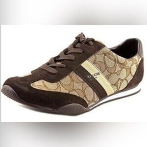 Coach monogram suede brown Sneakers